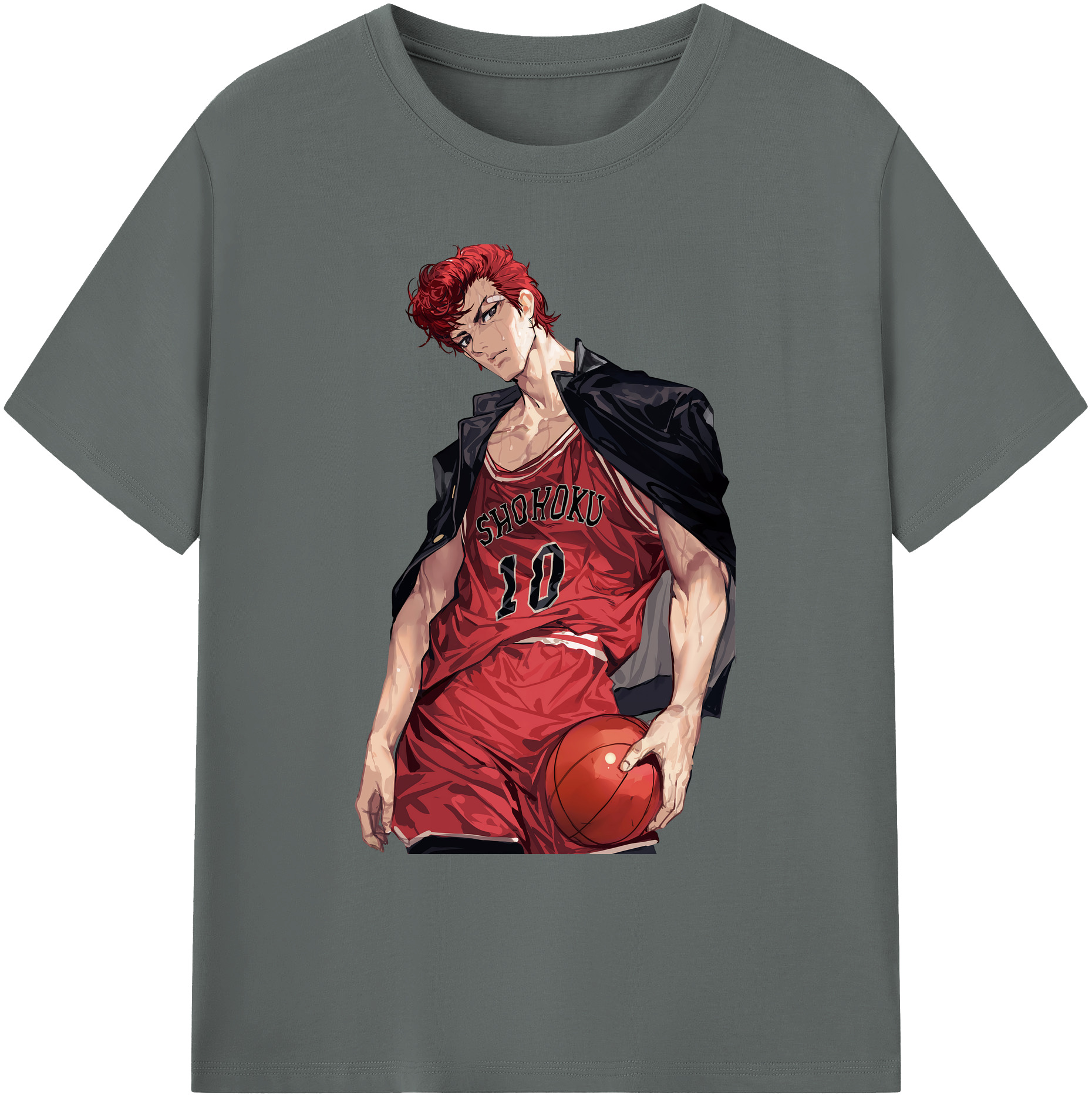（画像用） SLAM DUNK／スラムダンク 綿100％ メンズ半袖Tシャツ｜肌触りやわらか＆通気性